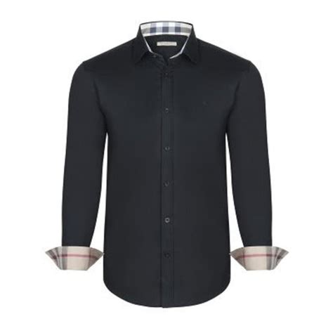 chemise burberry homme noire|Chemises de luxe pour homme .